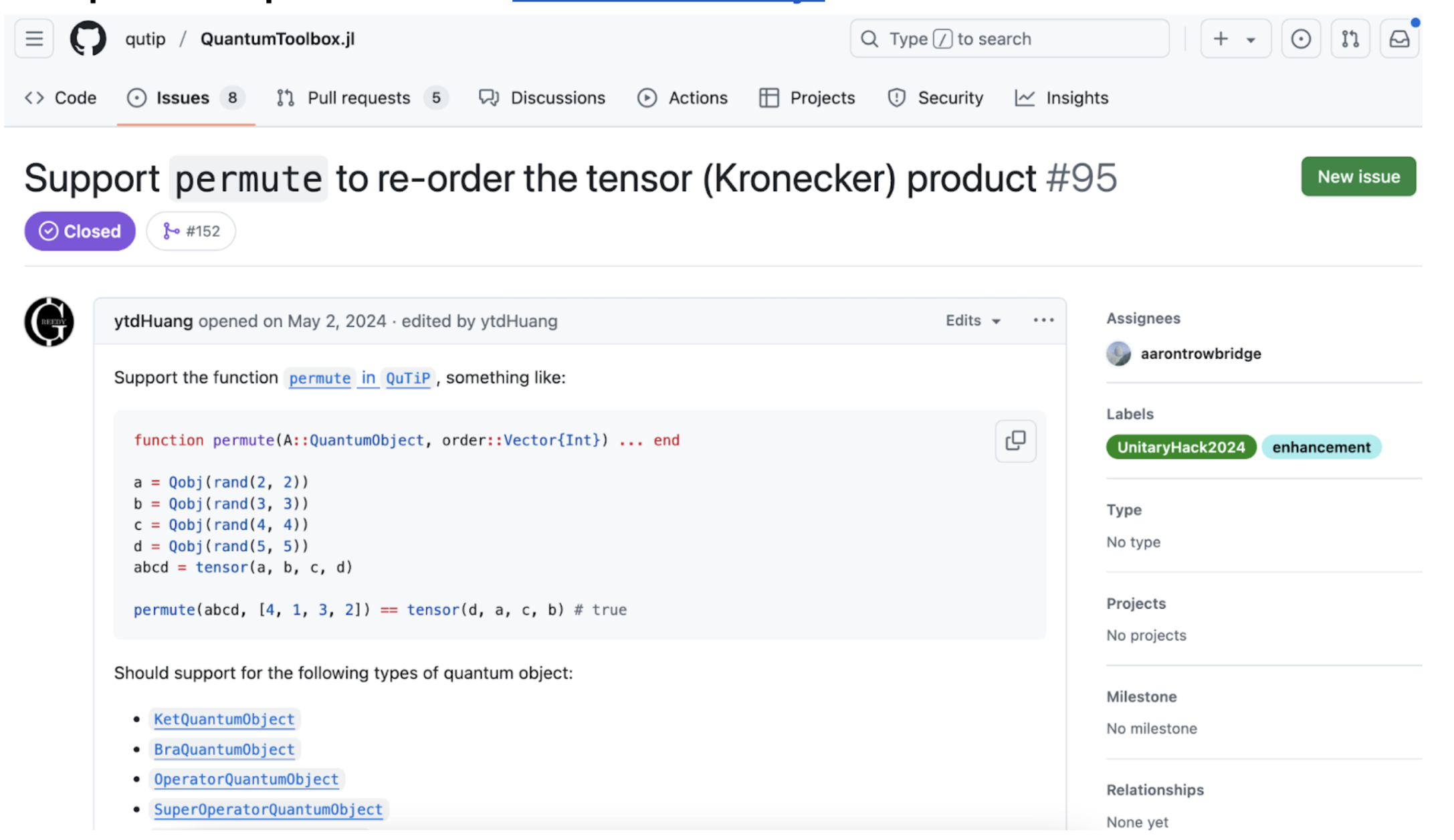 GitHub screenshot